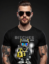 Grooveman “Bitches Love Me” Bling Bulldog Tee