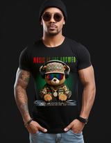 Grooveman Luxury DJ Bear Tee – Premium Streetwear Graphic Shirt for Men | High-End Fashion Collection