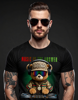 Grooveman Luxury DJ Bear Tee – Premium Streetwear Graphic Shirt for Men | High-End Fashion Collection