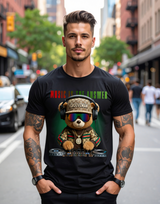 Grooveman Luxury DJ Bear Tee – Premium Streetwear Graphic Shirt for Men | High-End Fashion Collection