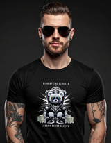 Grooveman “King of the Streets” Black Collection Premium Tee