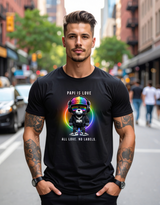 Grooveman “PAPI IS LOVE” – Black Collection Pride Edition Tee