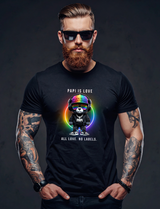 Grooveman “PAPI IS LOVE” – Black Collection Pride Edition Tee