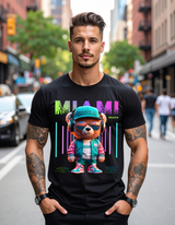 Miami Streetwear Teddy T-Shirt | Grooveman Graphic Tee