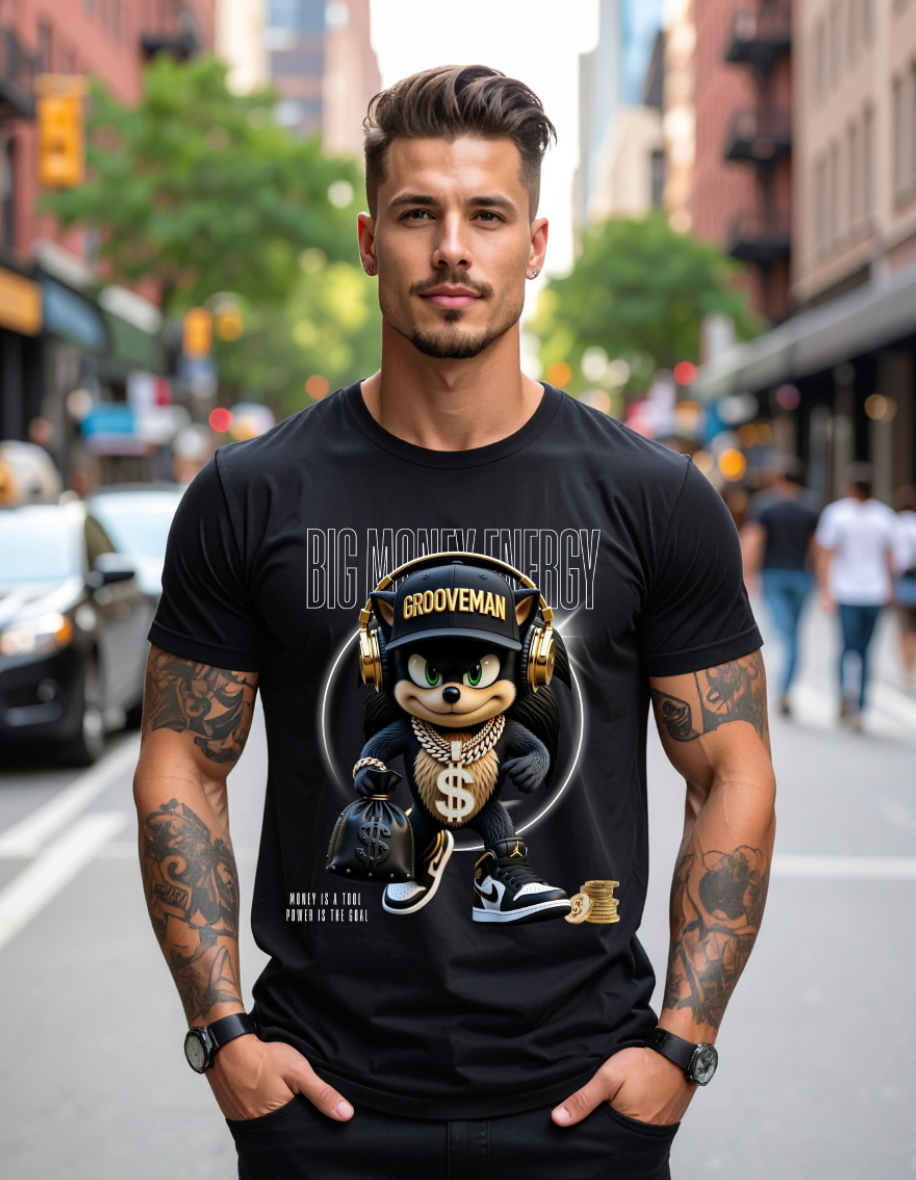 Grooveman Big Money T-Shirt | Luxury Streetwear Graphic Tee