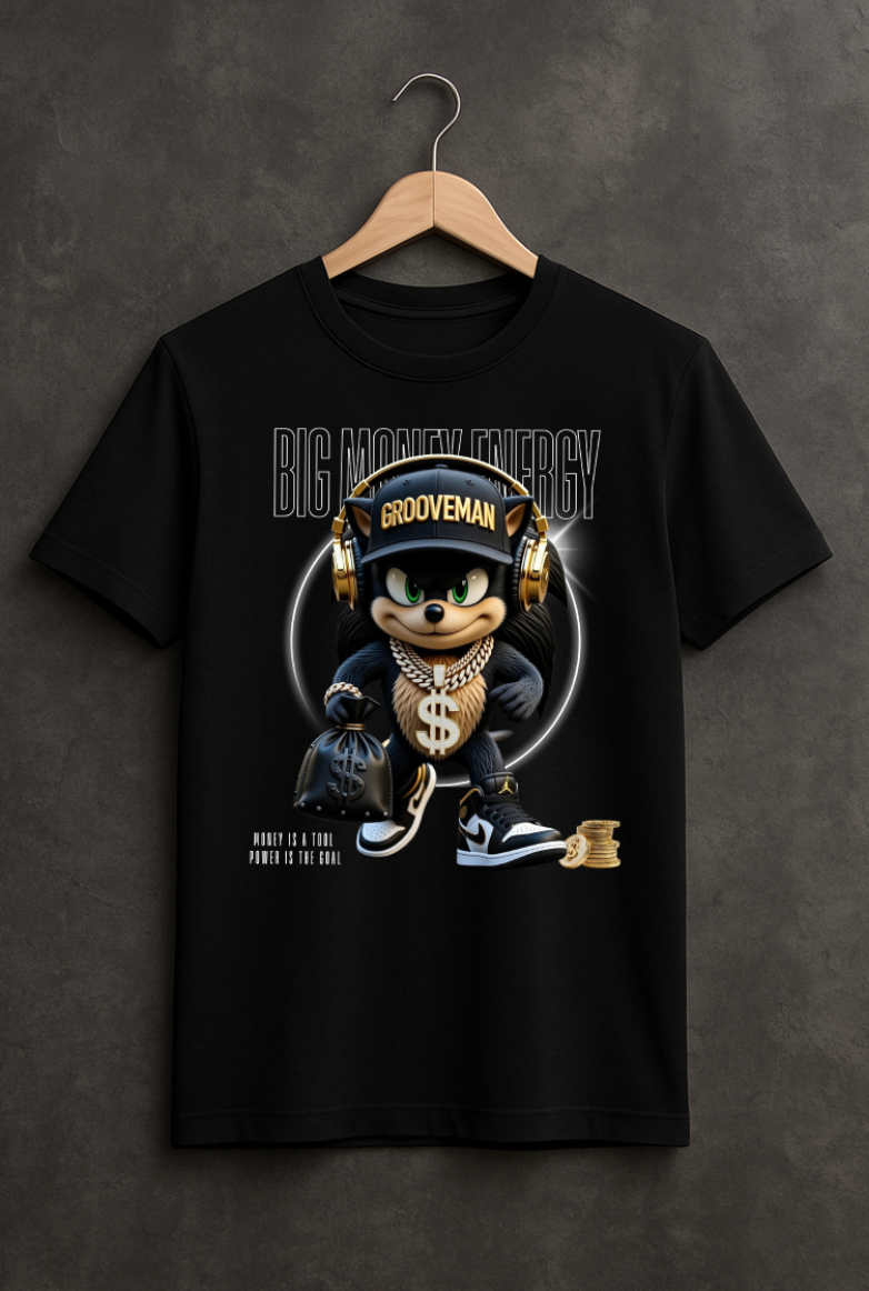 Grooveman Big Money T-Shirt | Luxury Streetwear Graphic Tee