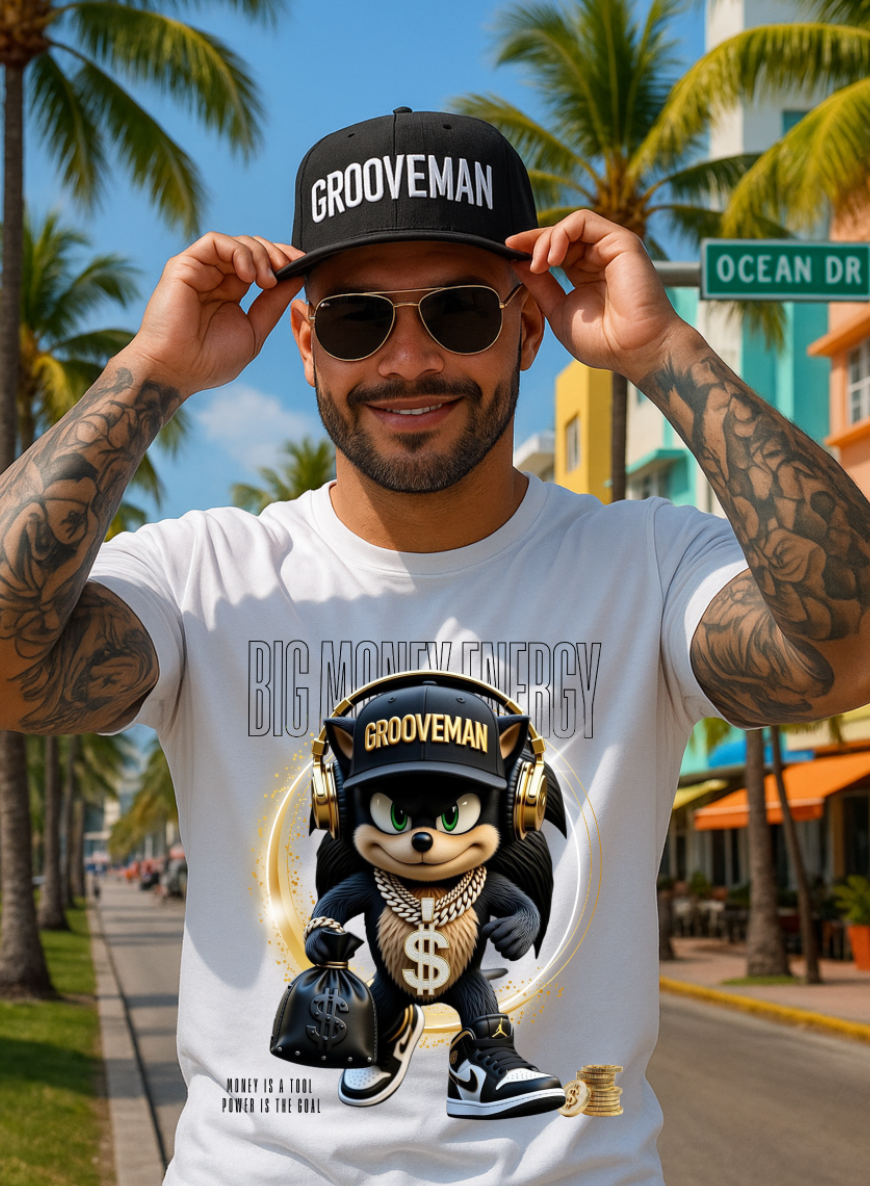 Grooveman Big Money T-Shirt | Luxury Streetwear Graphic Tee