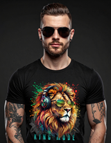 King Mode Lion Graphic T-Shirt – Streetwear Edition