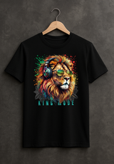 King Mode Lion Graphic T-Shirt – Streetwear Edition