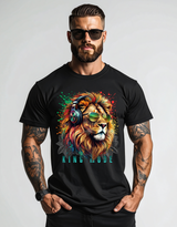 King Mode Lion Graphic T-Shirt – Streetwear Edition