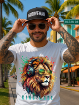King Mode Lion Graphic T-Shirt – Streetwear Edition