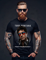 Tony Montana DJ T-Shirt – Money Power Respect Luxury Streetwear Graphic Tee