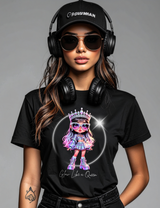 Glow Like a Queen Women’s Streetwear Tee – Grooveman