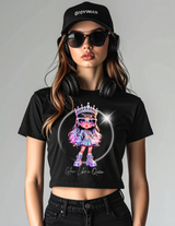 Glow Like a Queen Women’s Streetwear Tee – Grooveman