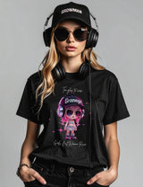 GrooveGirl “Girls Just Wanna Rave” Crop Tee – Too Glam To Care
