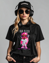 Bad Bitch “Don’t Test Me” Graphic Tee – Neon Pink Streetwear