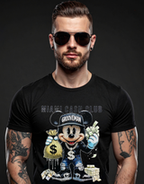 Miami Cash Club Rhinestone Tee – Limited Drop (Matches Jordan 4 Black Cat)