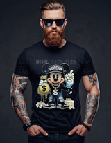 Miami Cash Club Rhinestone Tee – Limited Drop (Matches Jordan 4 Black Cat)