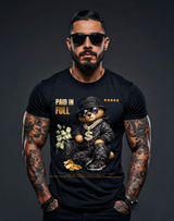 Paid In Full Teddy Graphic T-Shirt | Exclusive Grooveman Music Streetwear Tee