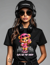 Cute But Not Cheap Crop Top | Exclusive Grooveman Music Women’s Streetwear Tee