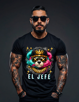 El Jefe Graphic T-Shirt | Exclusive Grooveman Music Miami Streetwear Tee