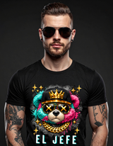 El Jefe Graphic T-Shirt | Exclusive Grooveman Music Miami Streetwear Tee