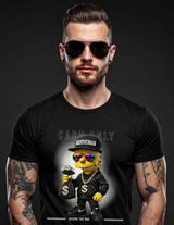 Cash Only Graphic Tee – Full Color Streetwear by Grooveman