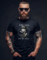 Vinyl Talks DJ Graphic T-Shirt – Black Collection by Grooveman