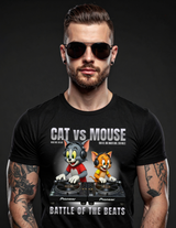 CAT vs MOUSE DJ Battle Tee – Grooveman Exclusive Edition