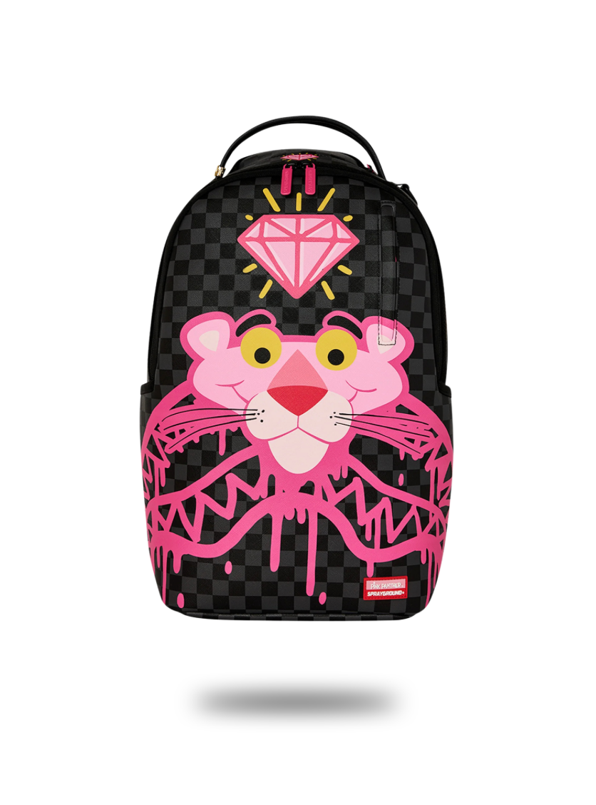 Sprayground Pink Panther Drippy Diamonds DLXSV Backpack