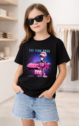 Pink Boss Kids T-Shirt – Girls Streetwear Graphic Tee | Grooveman