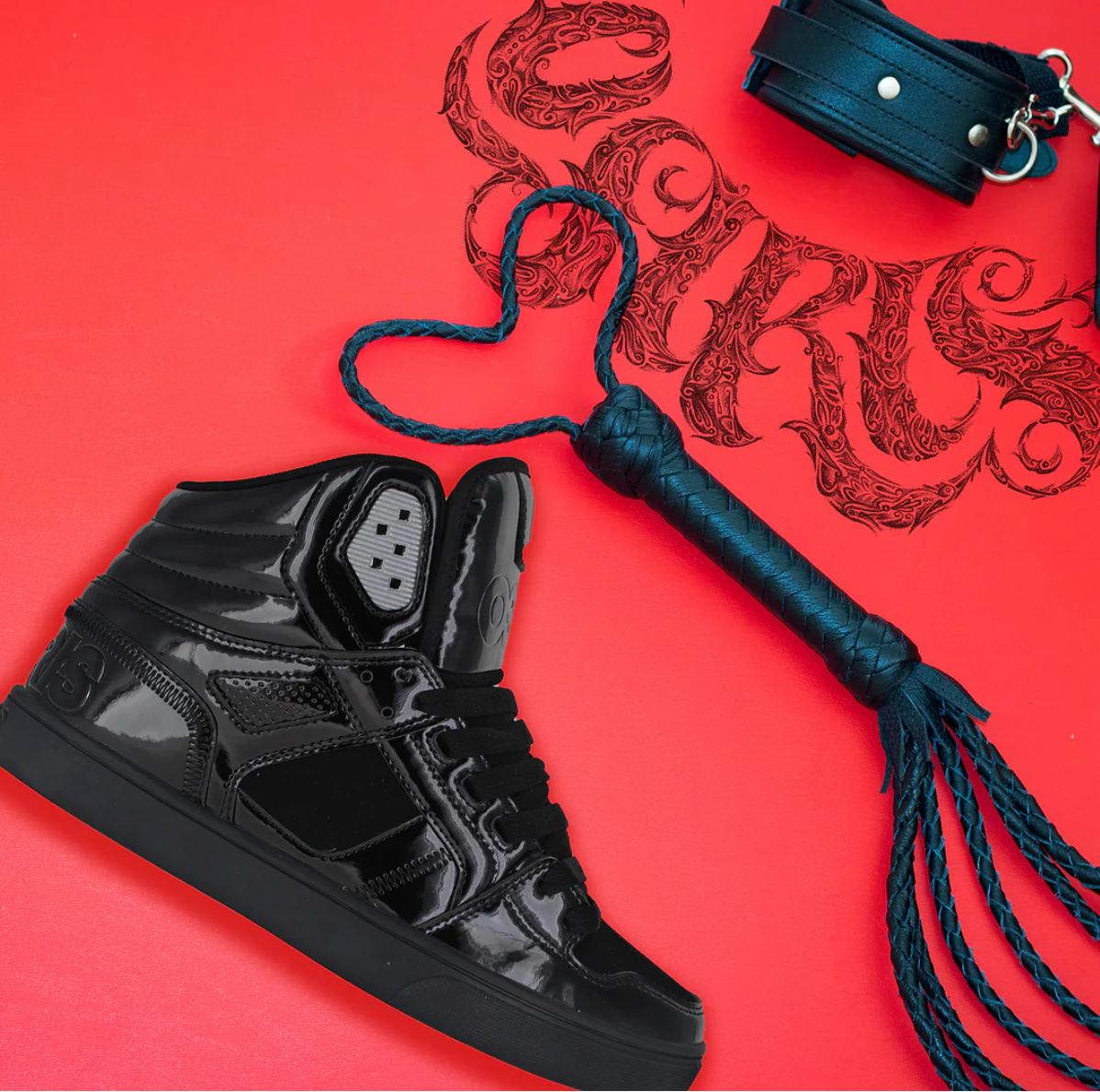 Osiris CLONE Black / Patent / Silver