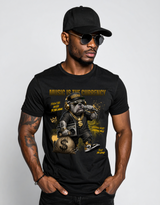 Music Is The Currency Bulldog Graphic T-Shirt – Black Streetwear Tee
