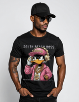 South Beach Boss Pink Edition Graphic T-Shirt – Limited Miami Streetwear Tee