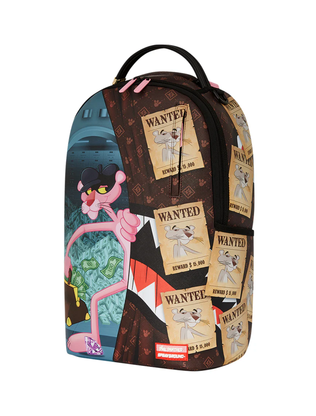 Sprayground Pink Panther Heist Getaway DLXSV Backpack