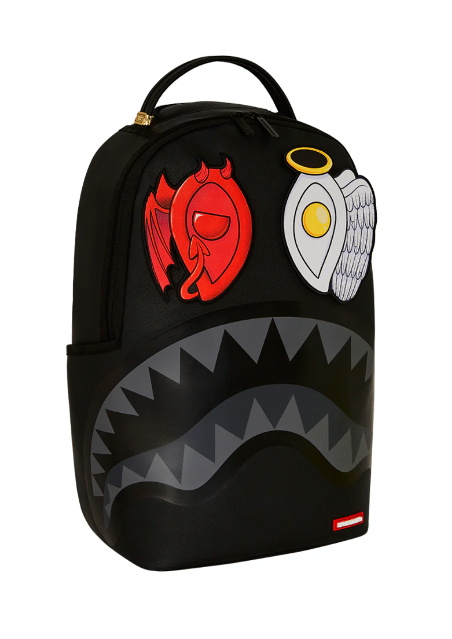 Sprayground Split Saint Velcro Removable 6 Eyes Shark Backpack