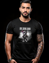 Grooveman Black Collection — Que Suene Duro Skull DJ T-Shirt