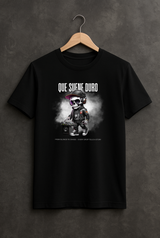 Grooveman Black Collection — Que Suene Duro Skull DJ T-Shirt