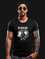 Grooveman Black Collection — Que Suene Duro Skull DJ T-Shirt
