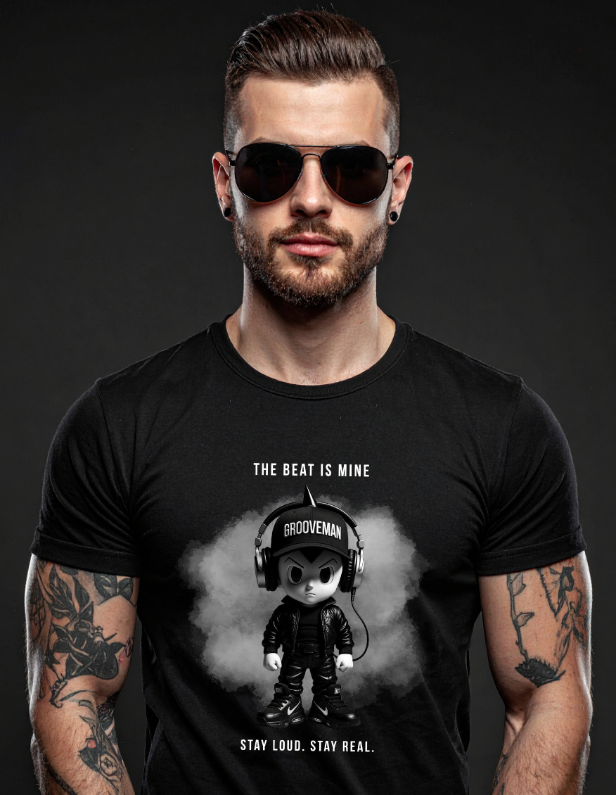 Grooveman AstroBoy – Black Collection Premium Tee