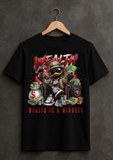 Wealth Is a Mindset Graphic T-Shirt – Premium Streetwear Tee | Grooveman