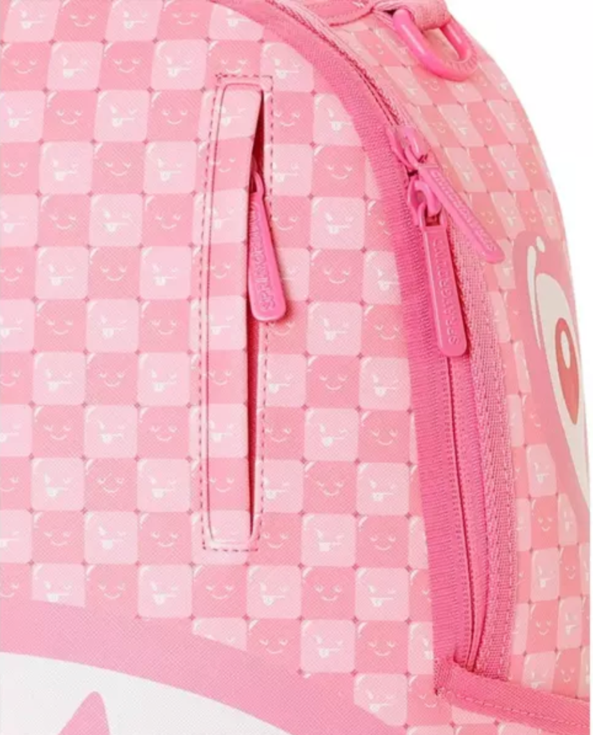 Sprayground Pink New Face Backpack