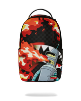 Sprayground Futurama Bender Fire  Breather DLXSV Backpack