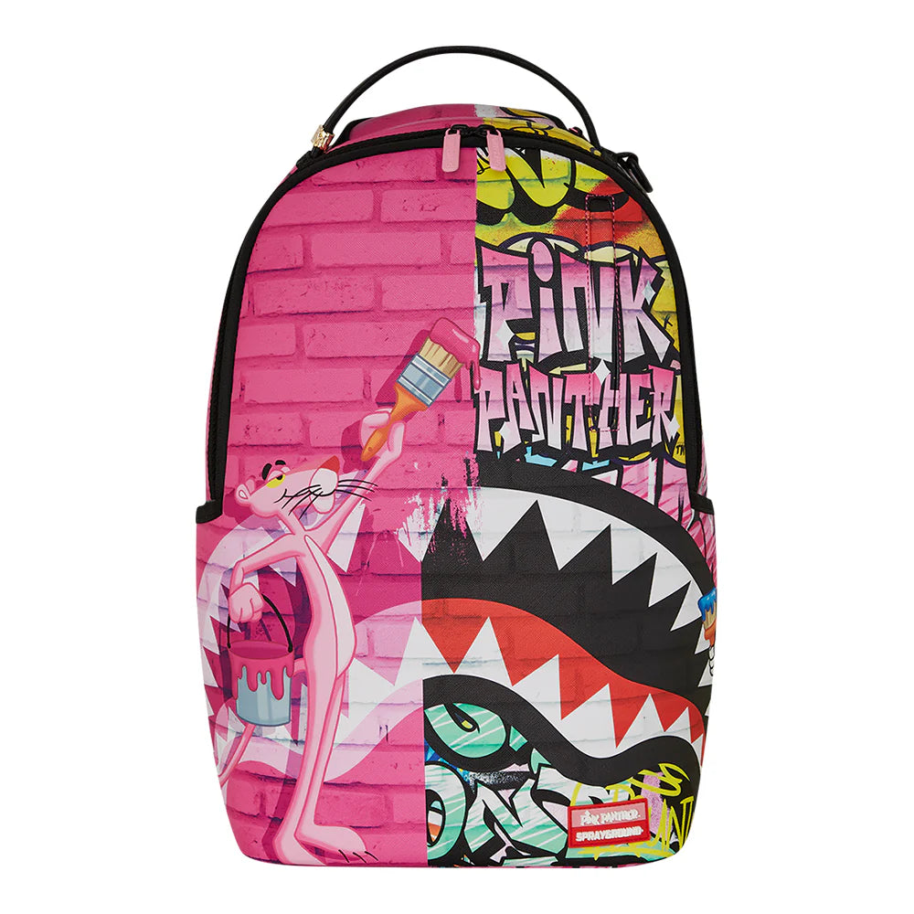 Sprayground Pink Panther Painting over Graffiti DLXSV Backpack