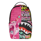 Sprayground Pink Panther Painting over Graffiti DLXSV Backpack