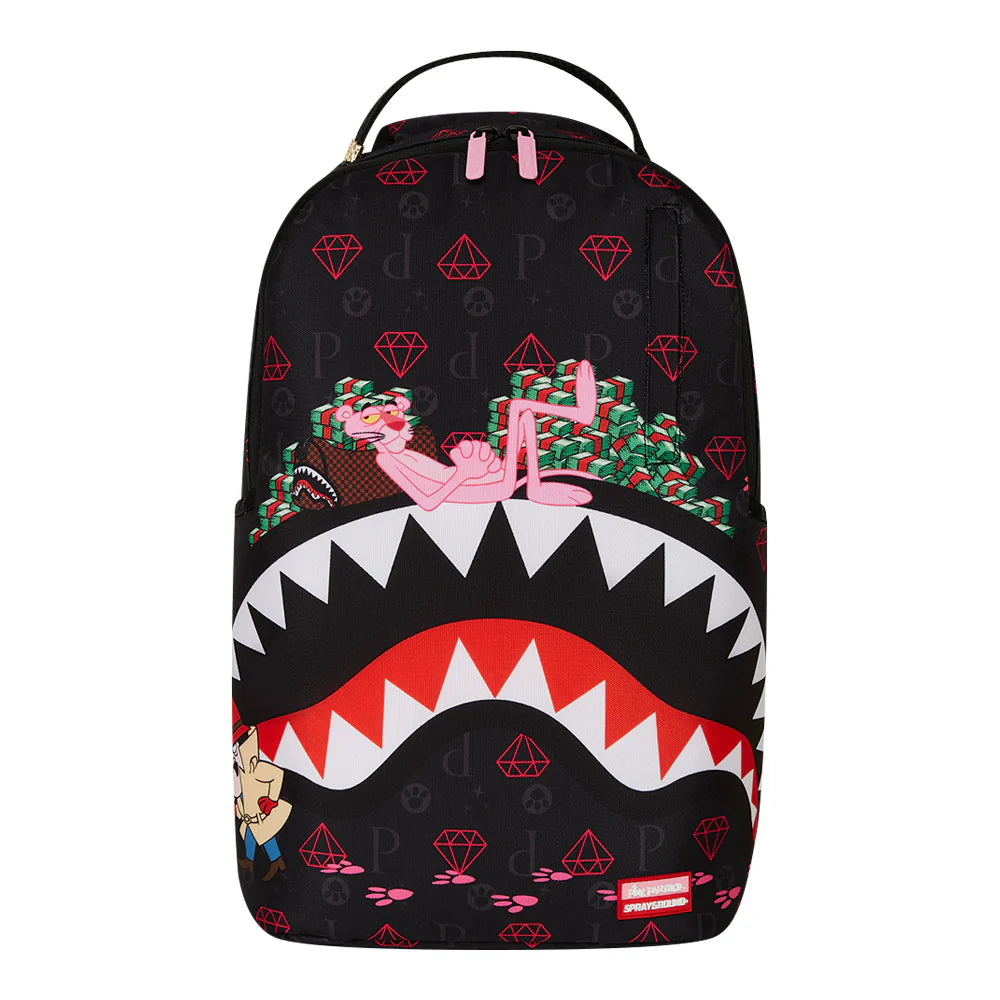 Sprayground Pink Panther Paw Prints DLXSV Backpack