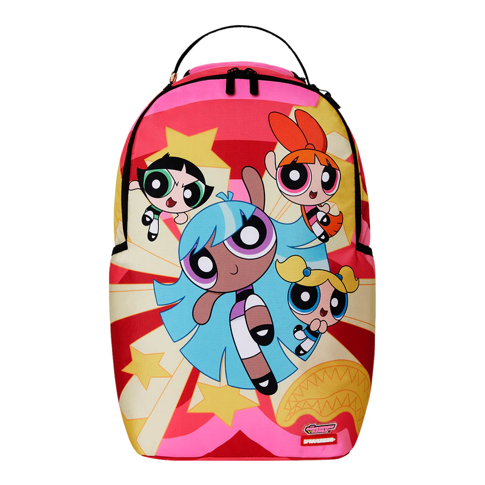 Sprayground Powerful Puff Girls Heart Shark DLXSV Backpack
