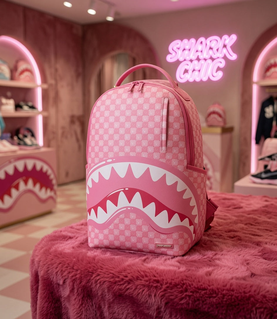 Sprayground Shark Central Bubbly Pink