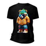 Teddy Bear Dope with Jeans and Jacket T-Shirts | Grooveman Music