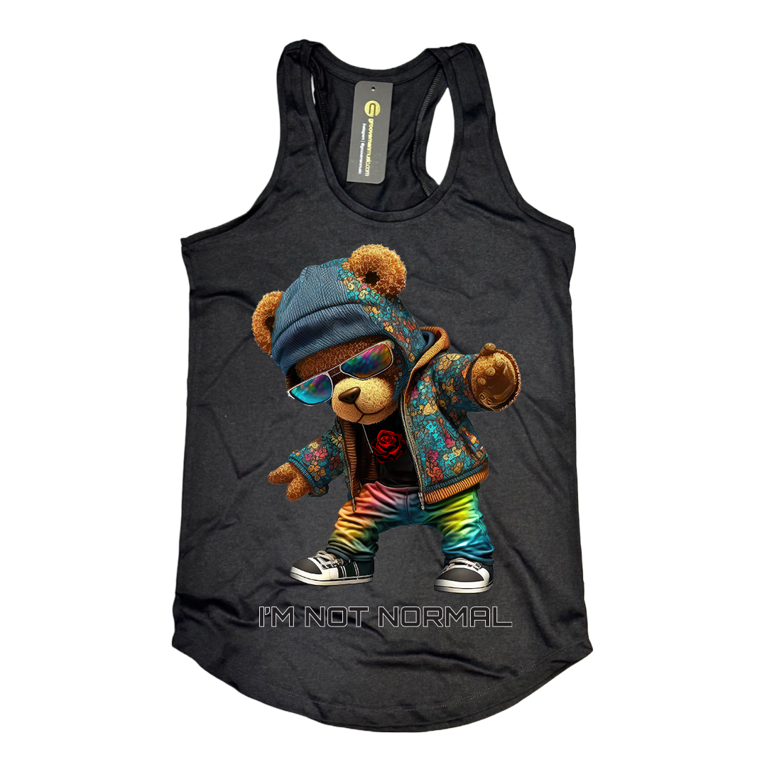 Teddy I'm Not Normal DTG Tank Top | Grooveman Music